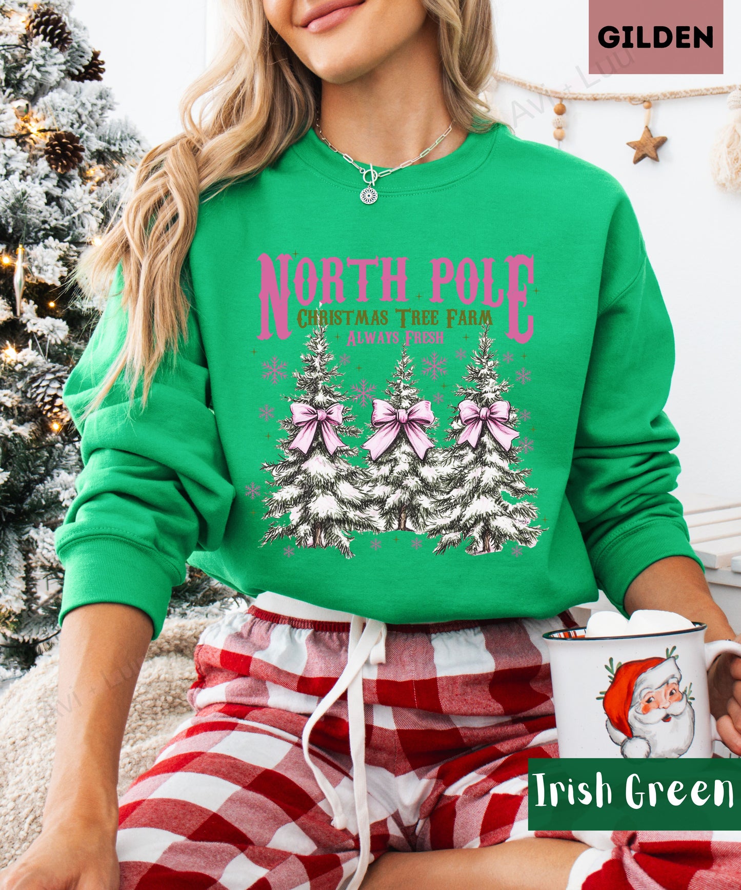 North Pole Tree Farm | Gilden Unisex Sweatshirt