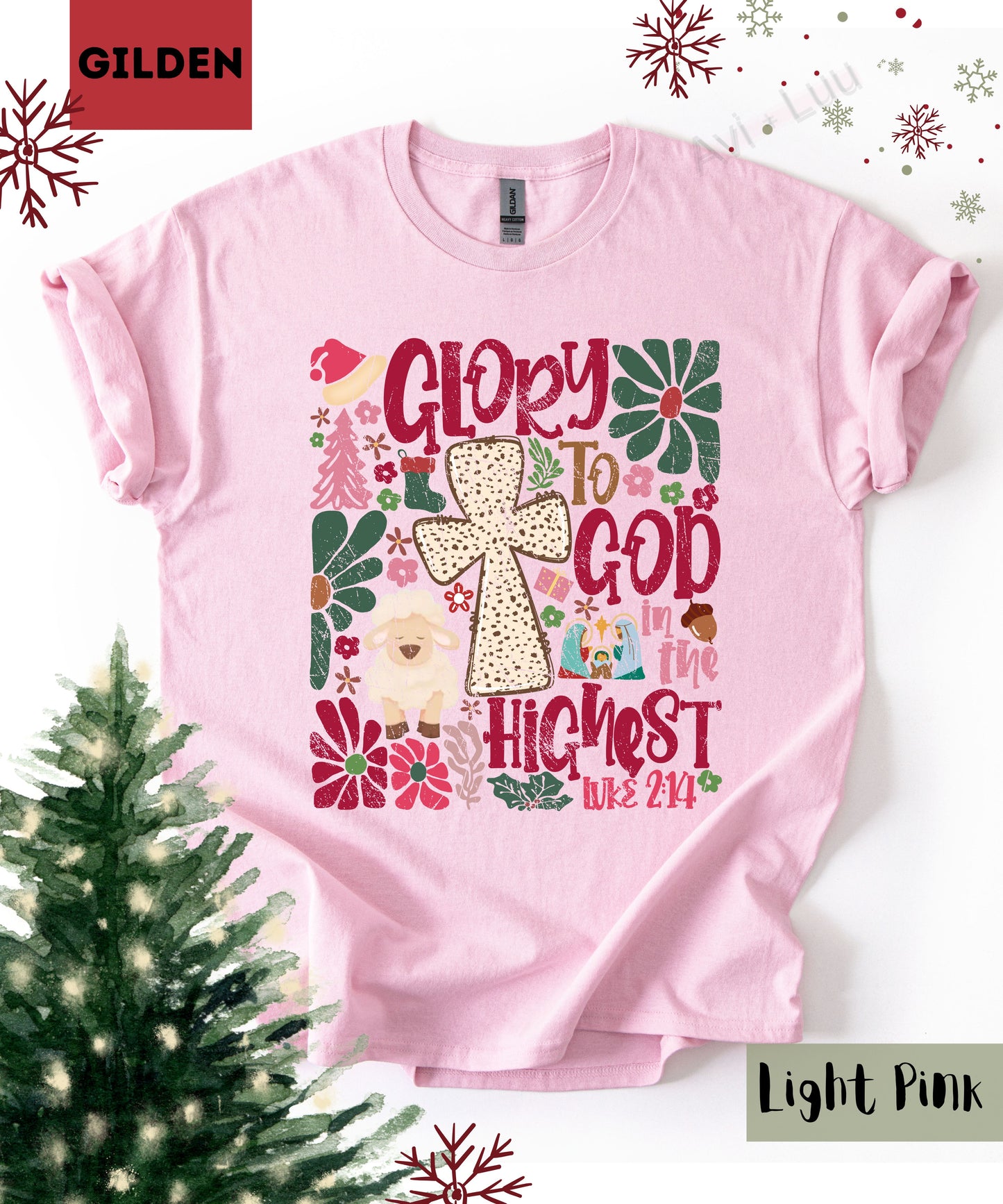 Glory To God | Gilden Unisex T-Shirt