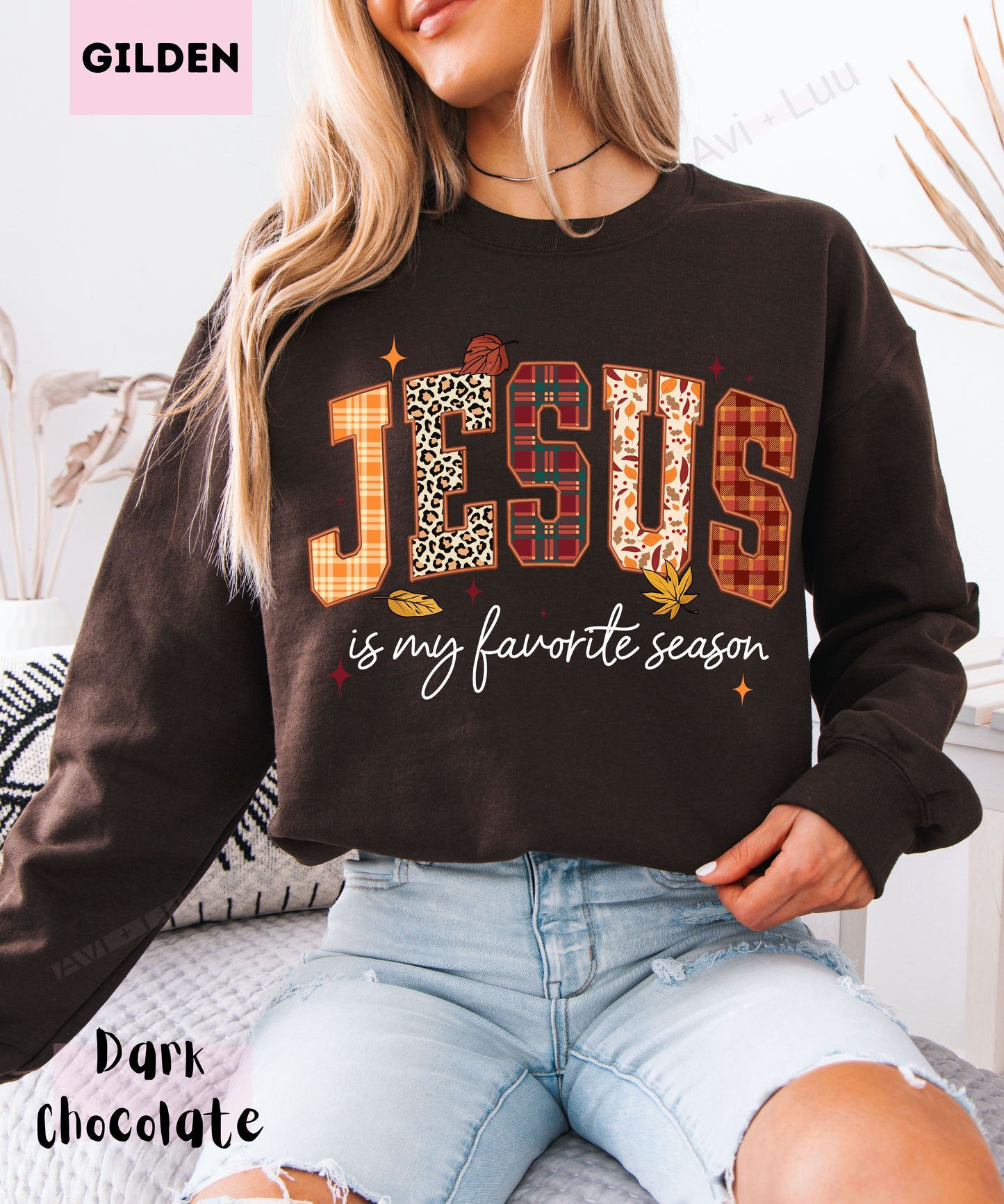 Jesus Is My Favorite Season | Gilden Unisex Sweatshirt