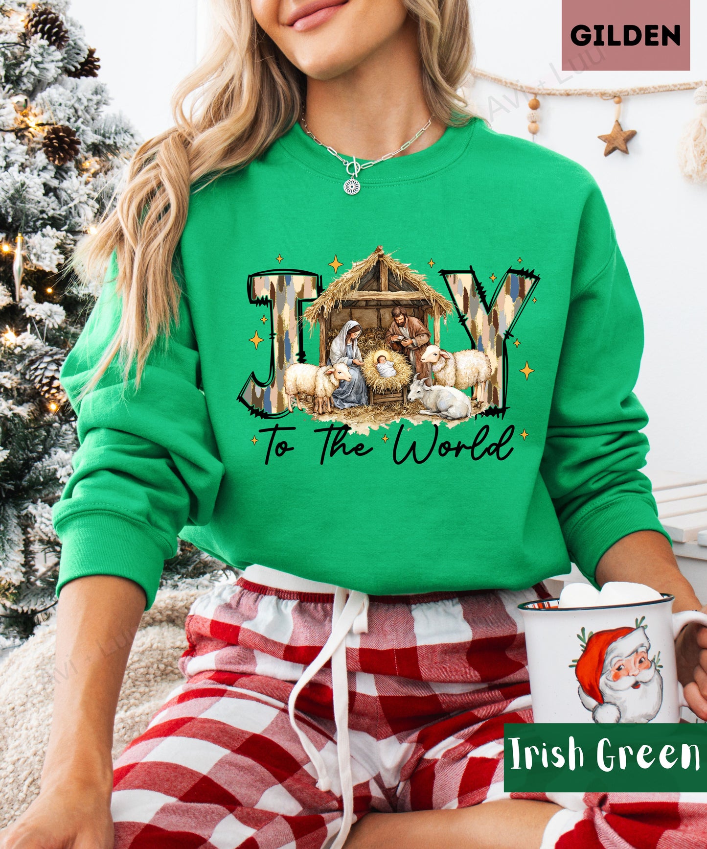 Joy To The World | Gilden Unisex Sweatshirt