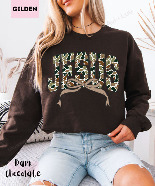 Camo Jesus | Gilden Unisex Sweatshirt
