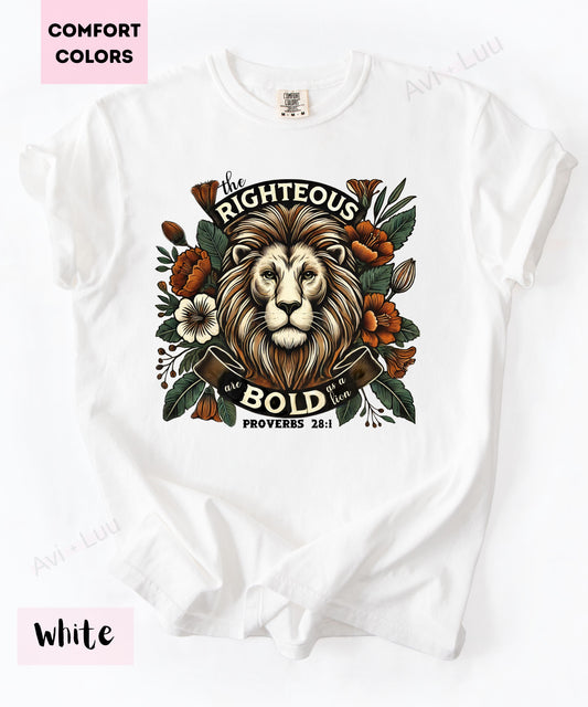 Righteous Lion | Comfort Colors Unisex T-Shirt
