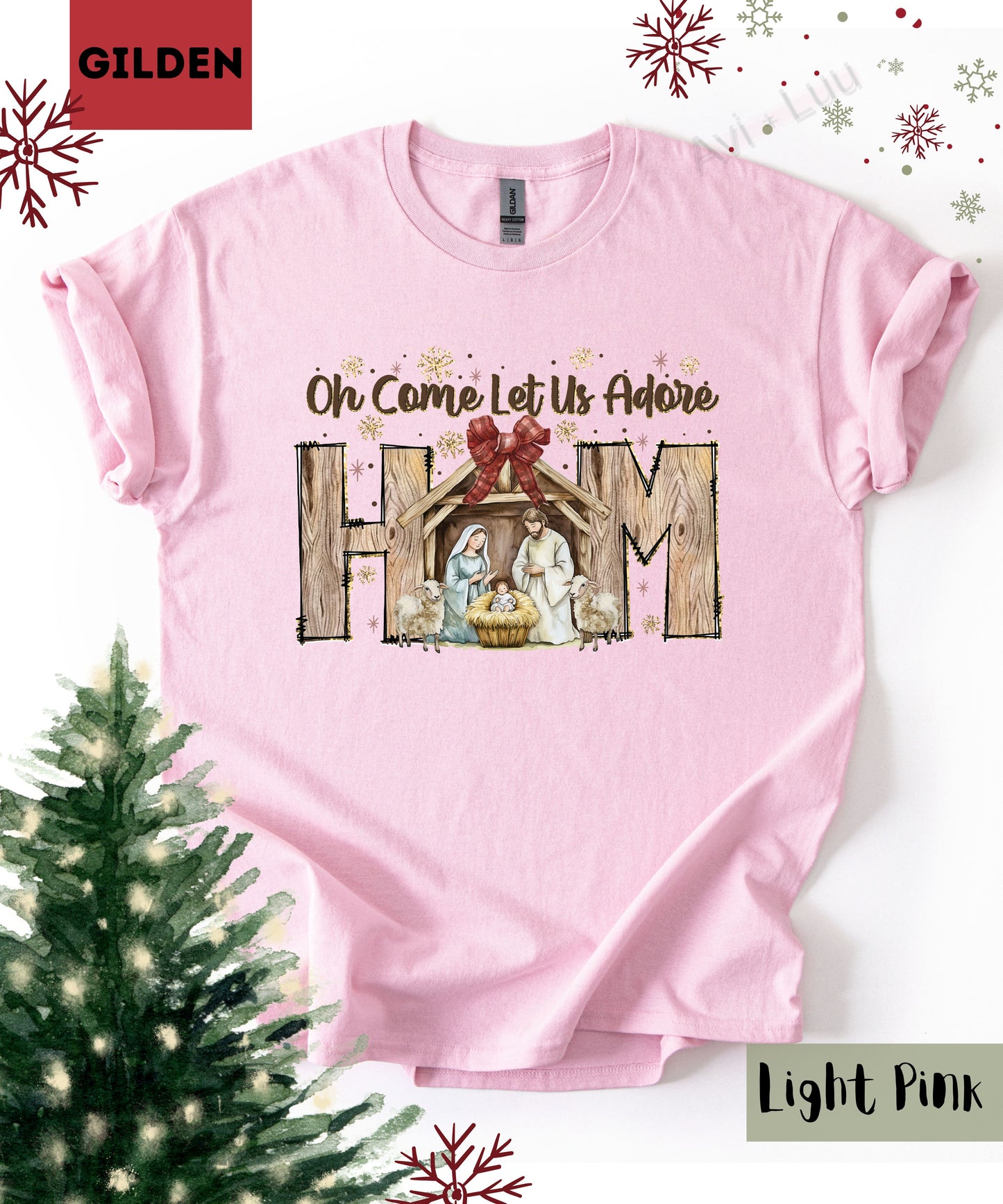 Oh Come Let Us  | Gilden Unisex T-Shirt