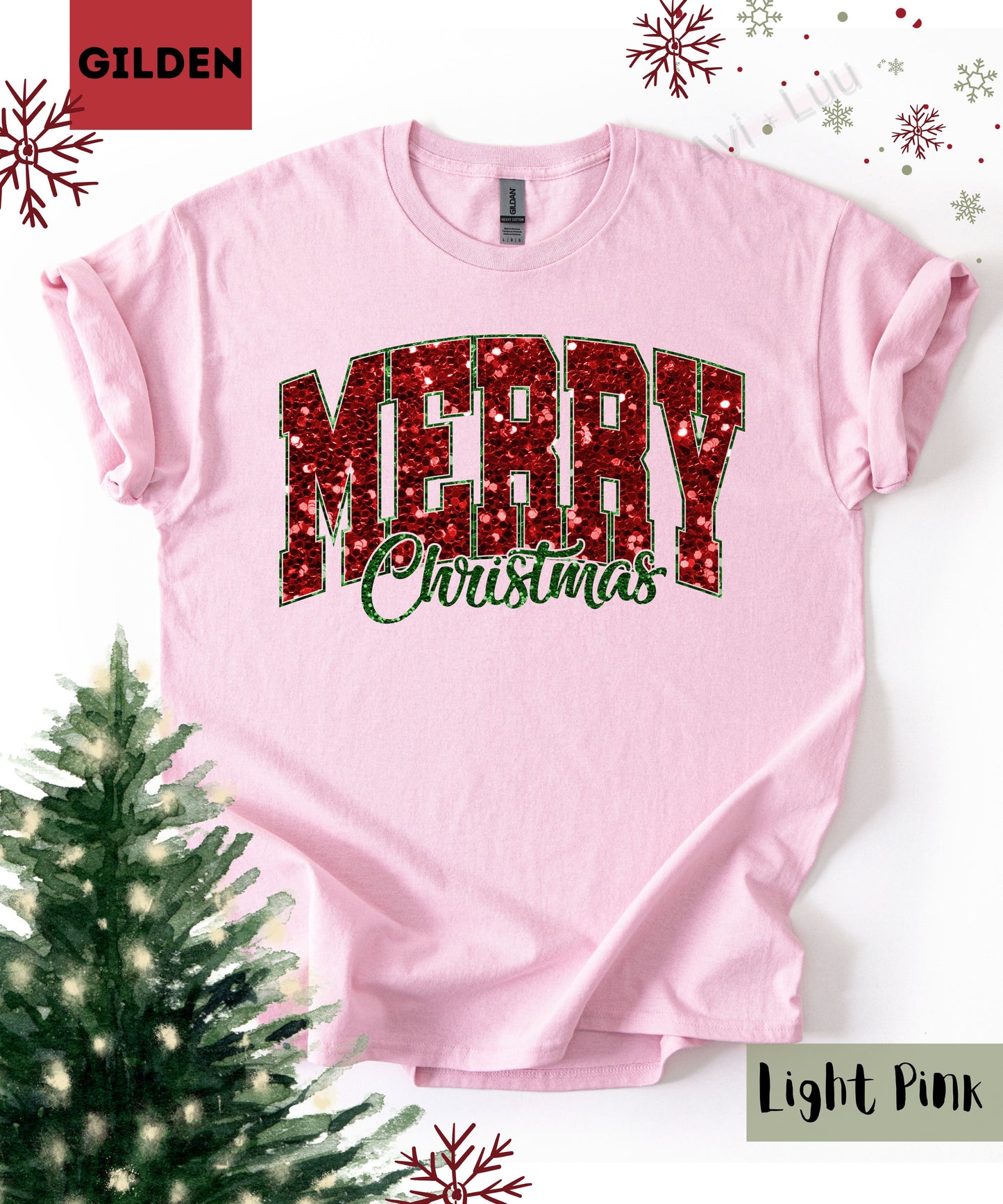 Merry Christmas  | Gilden Unisex T-Shirt