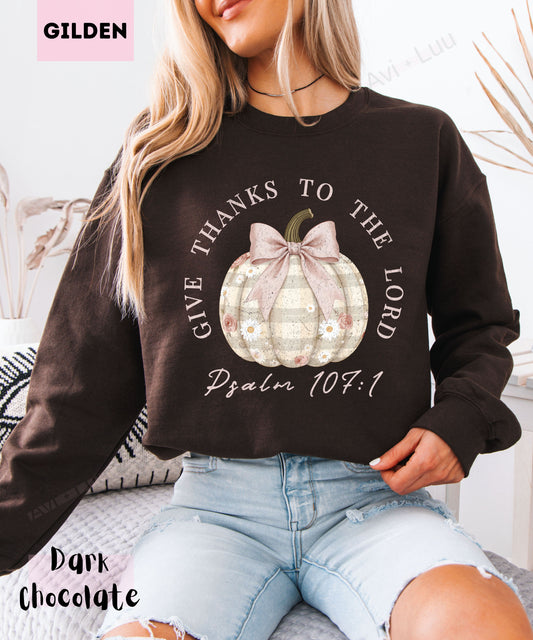 Plaid Pumpkin | Gilden Unisex Sweatshirt