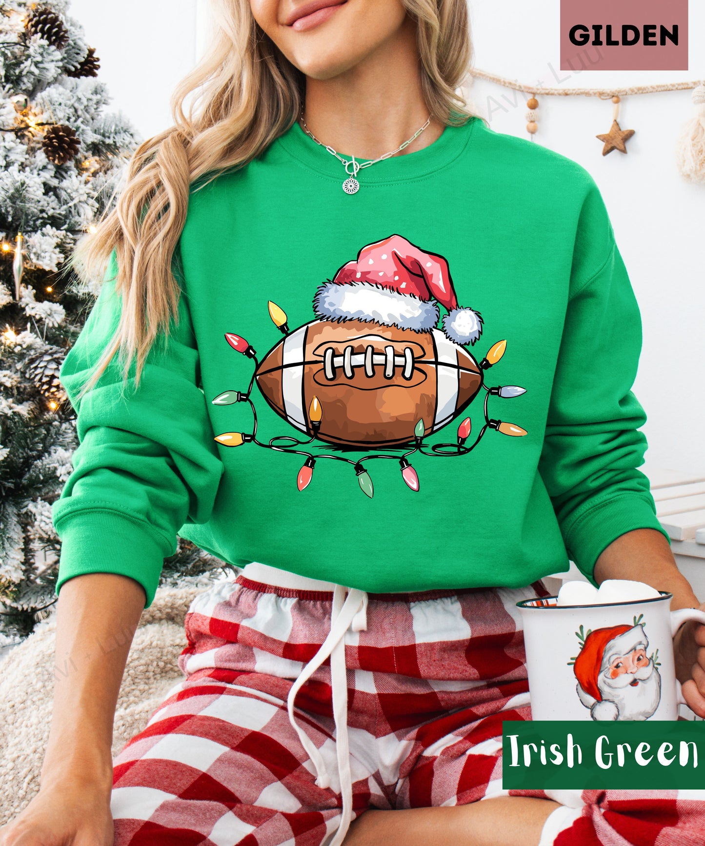 Football Santa | Gilden Unisex Sweatshirt