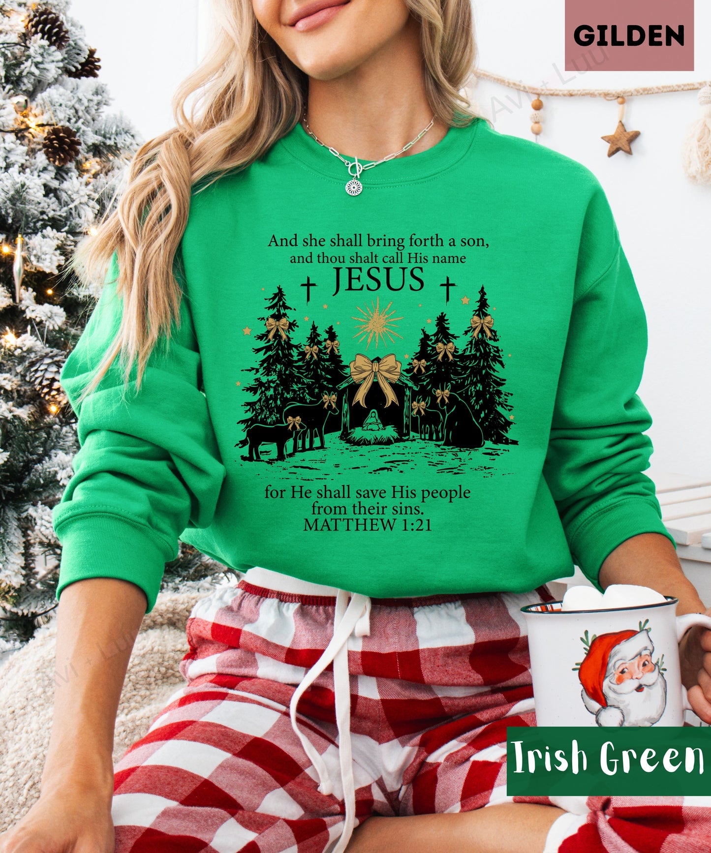 Call Him Jesus | Gilden Unisex Sweatshirt