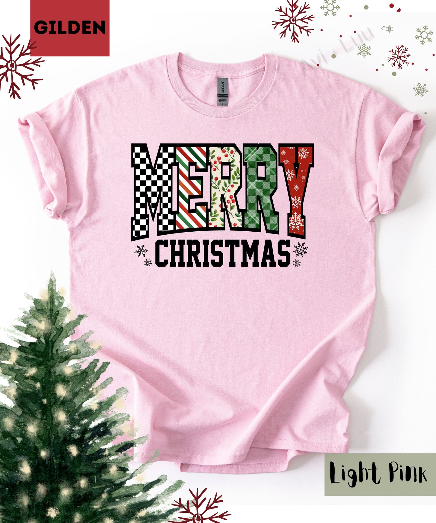 Merry Christmas | Gilden Unisex T-Shirt