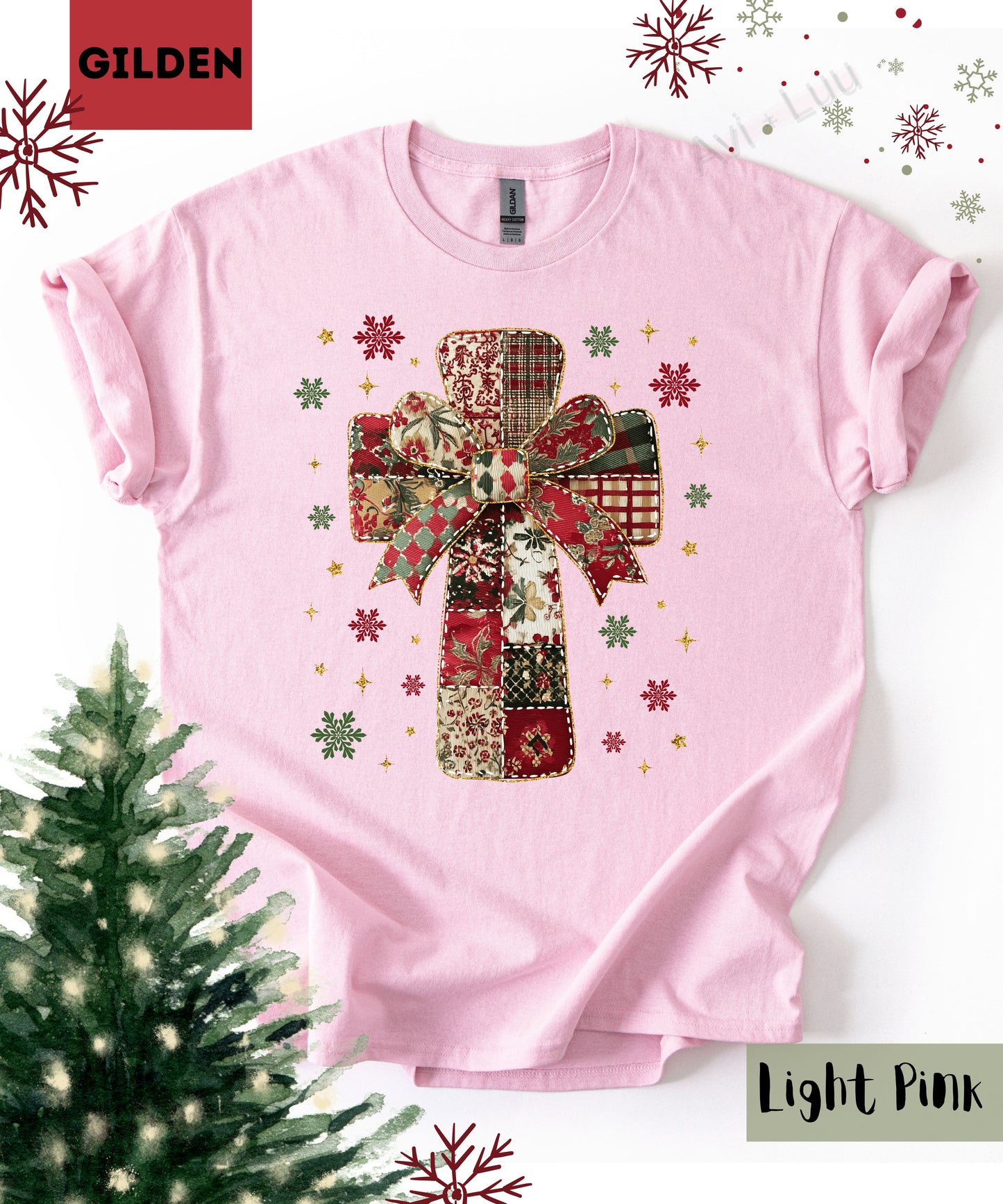 Fabric Cross | Gilden Unisex T-Shirt