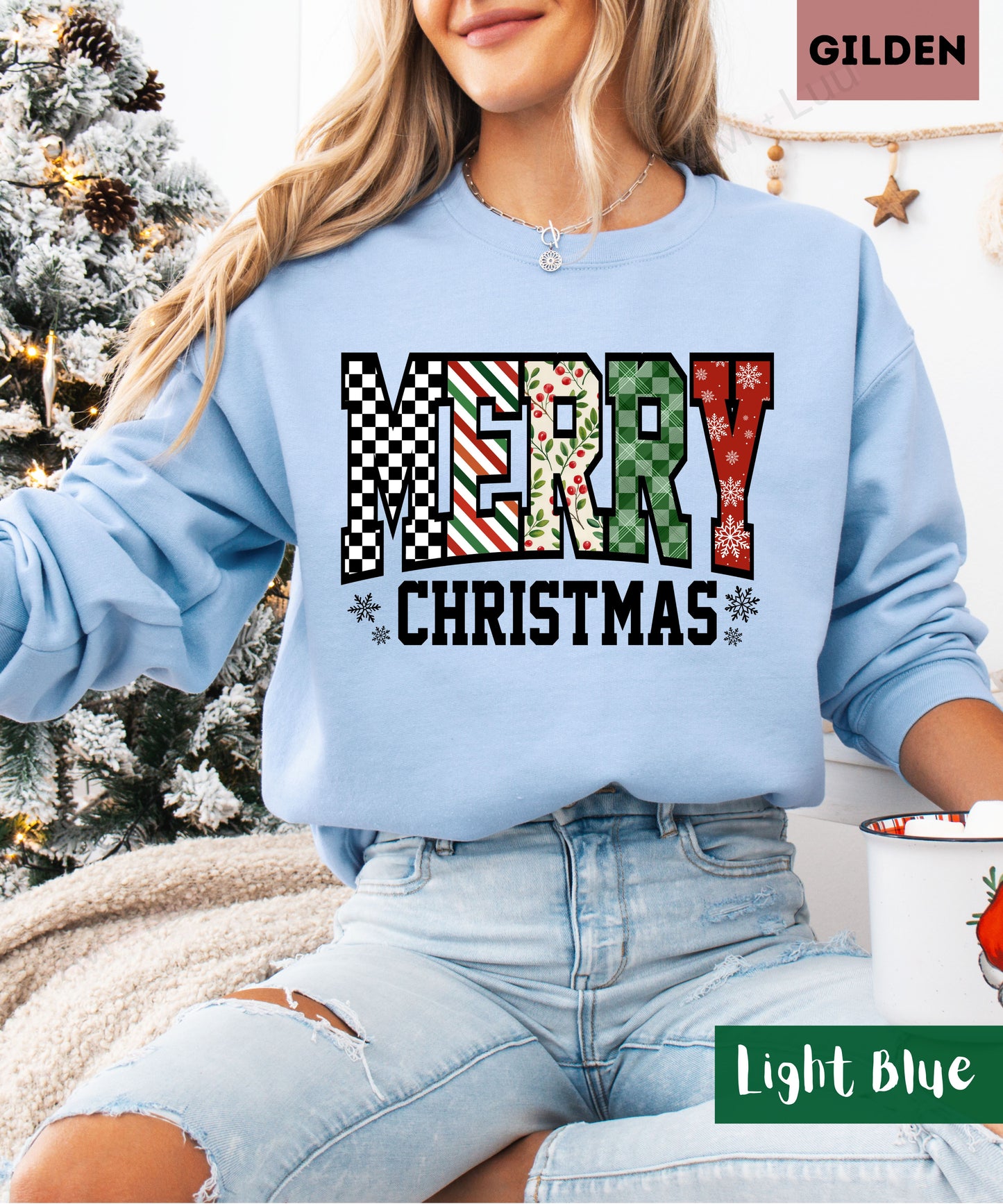 Merry Christmas  | Gilden Unisex Sweatshirt