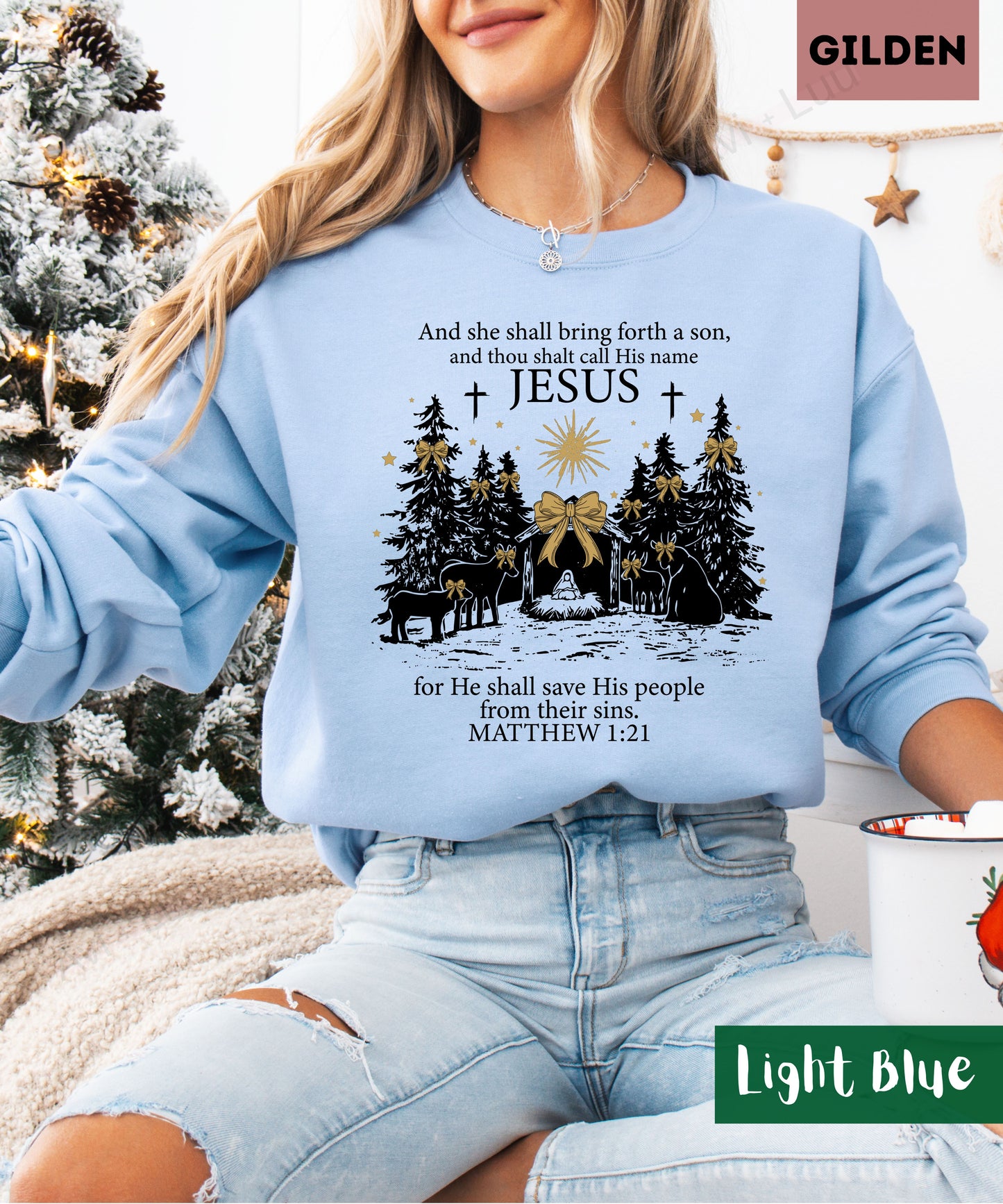 Call Him Jesus | Gilden Unisex Sweatshirt