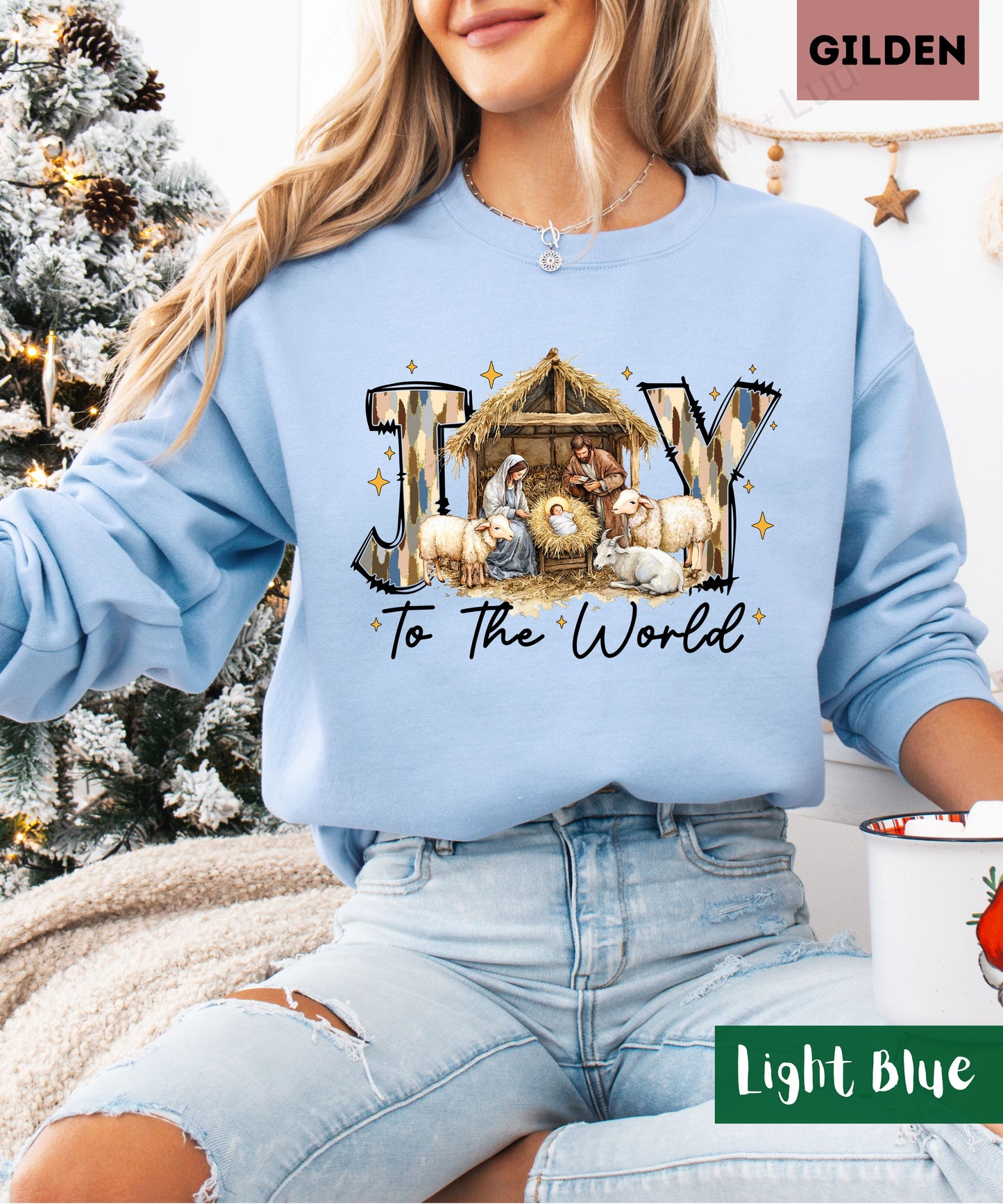 Joy To The World | Gilden Unisex Sweatshirt