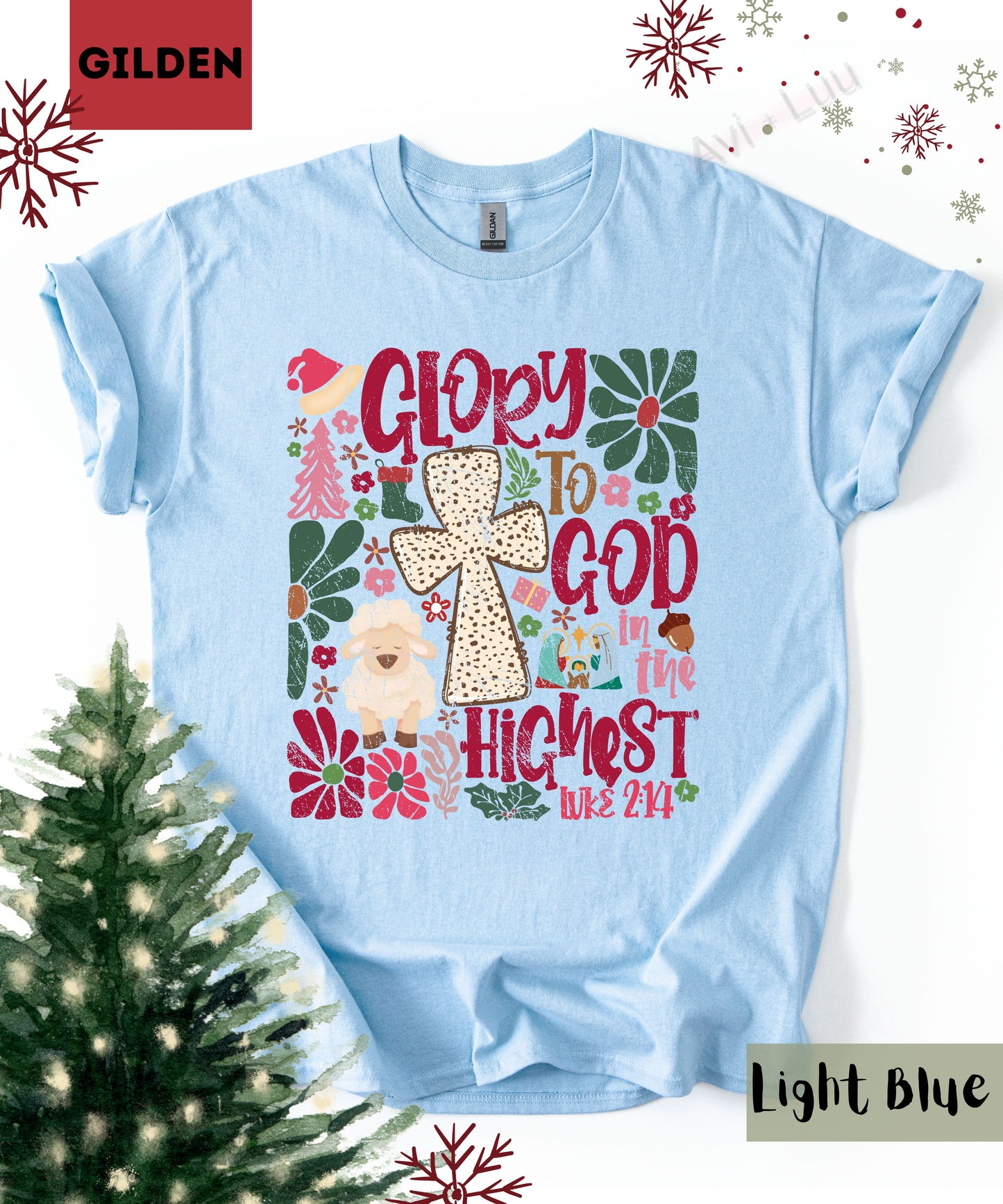 Glory To God | Gilden Unisex T-Shirt