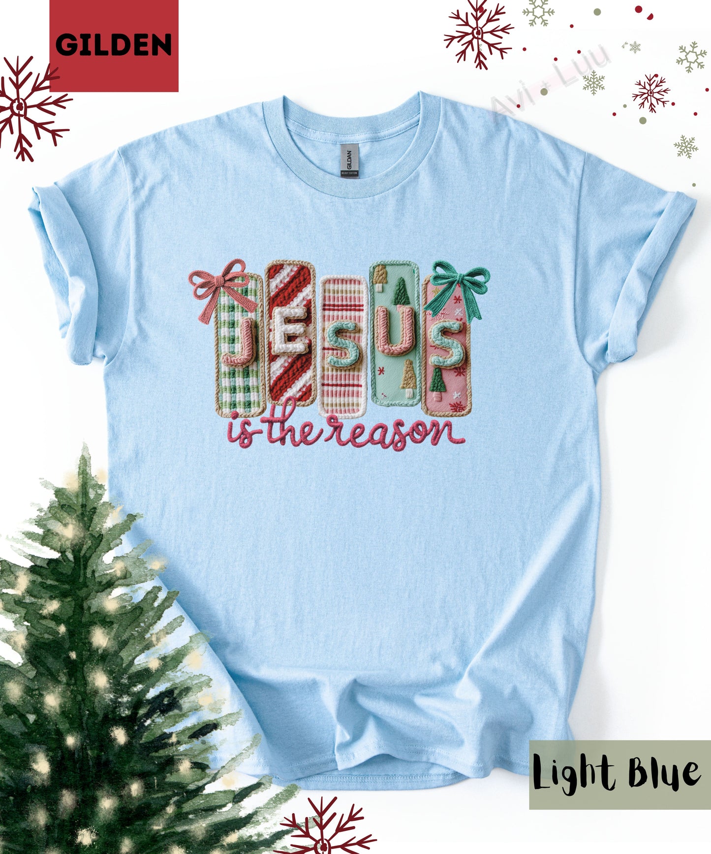 Crochet Jesus | Gilden Unisex T-Shirt