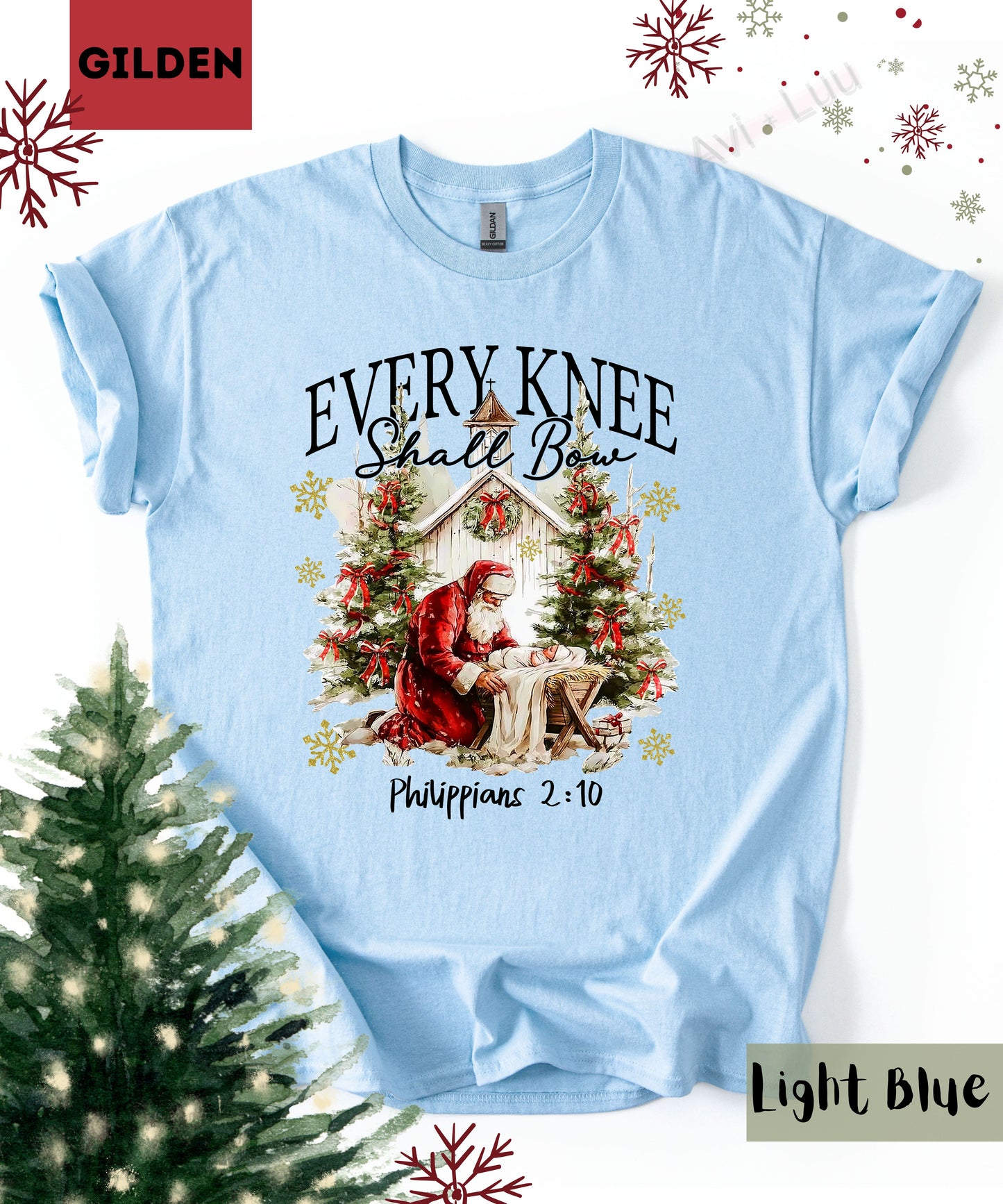 Every Knee Shall Bow | Gilden Unisex T-Shirt
