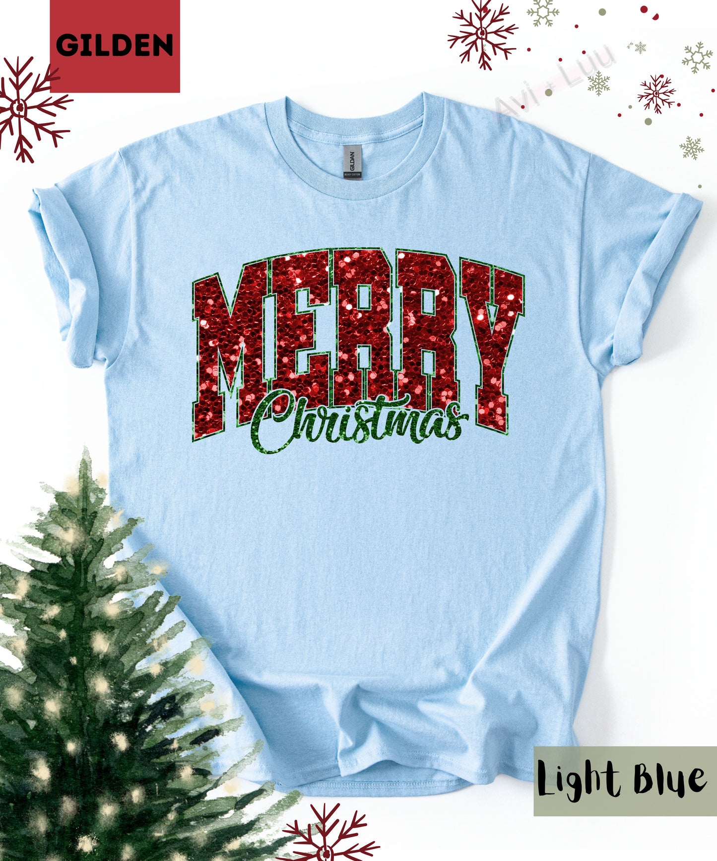 Merry Christmas  | Gilden Unisex T-Shirt