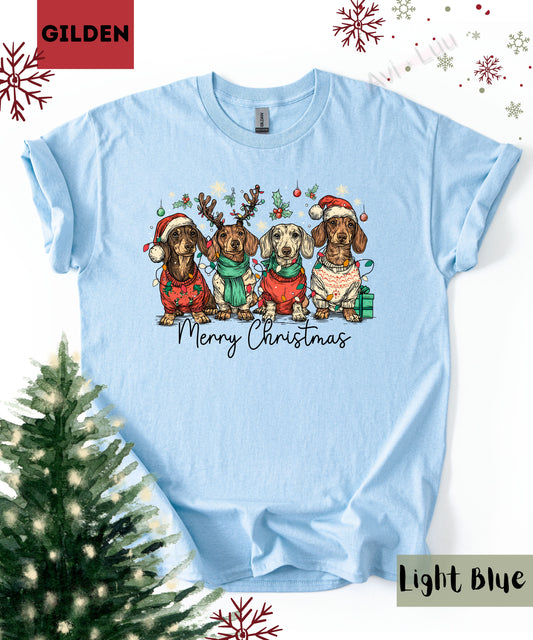 Dog Christmas | Gilden Unisex T-Shirt