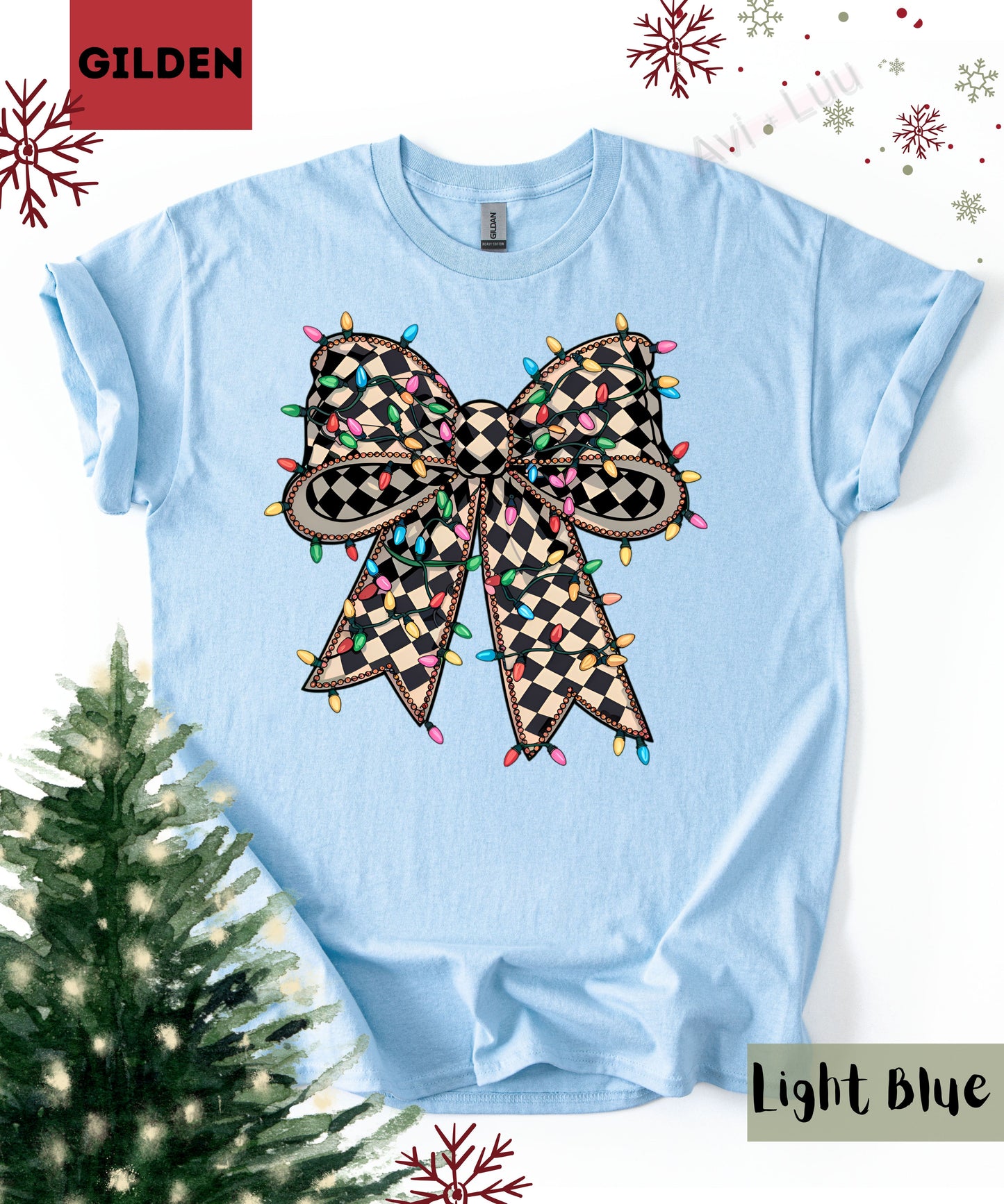 Diamond Light Bow | Gilden Unisex T-Shirt