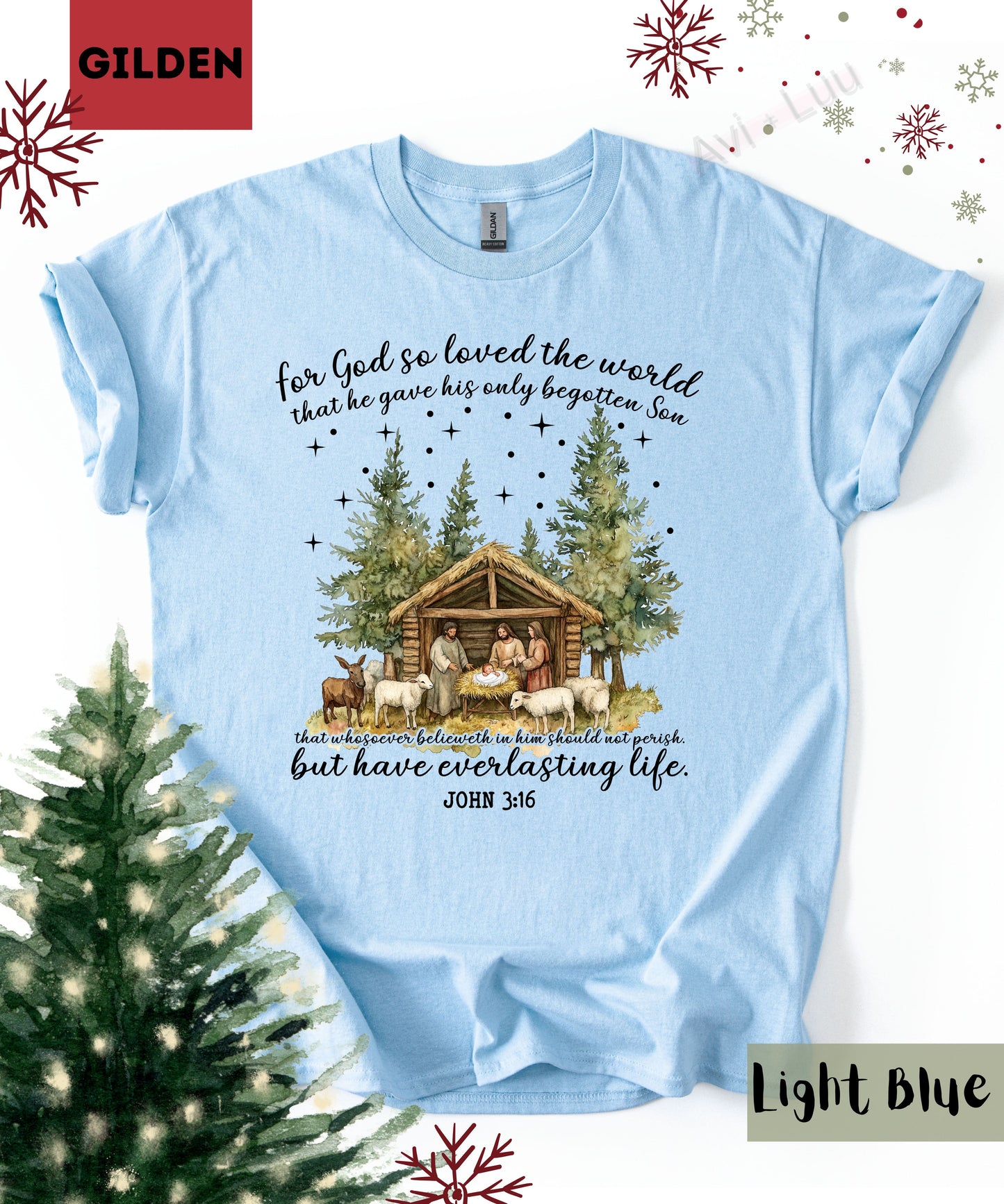 For God So Loved | Gilden Unisex T-Shirt