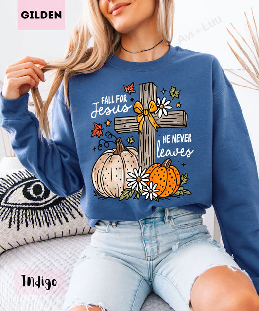 Fall For Jesus| Gilden Unisex Sweatshirt