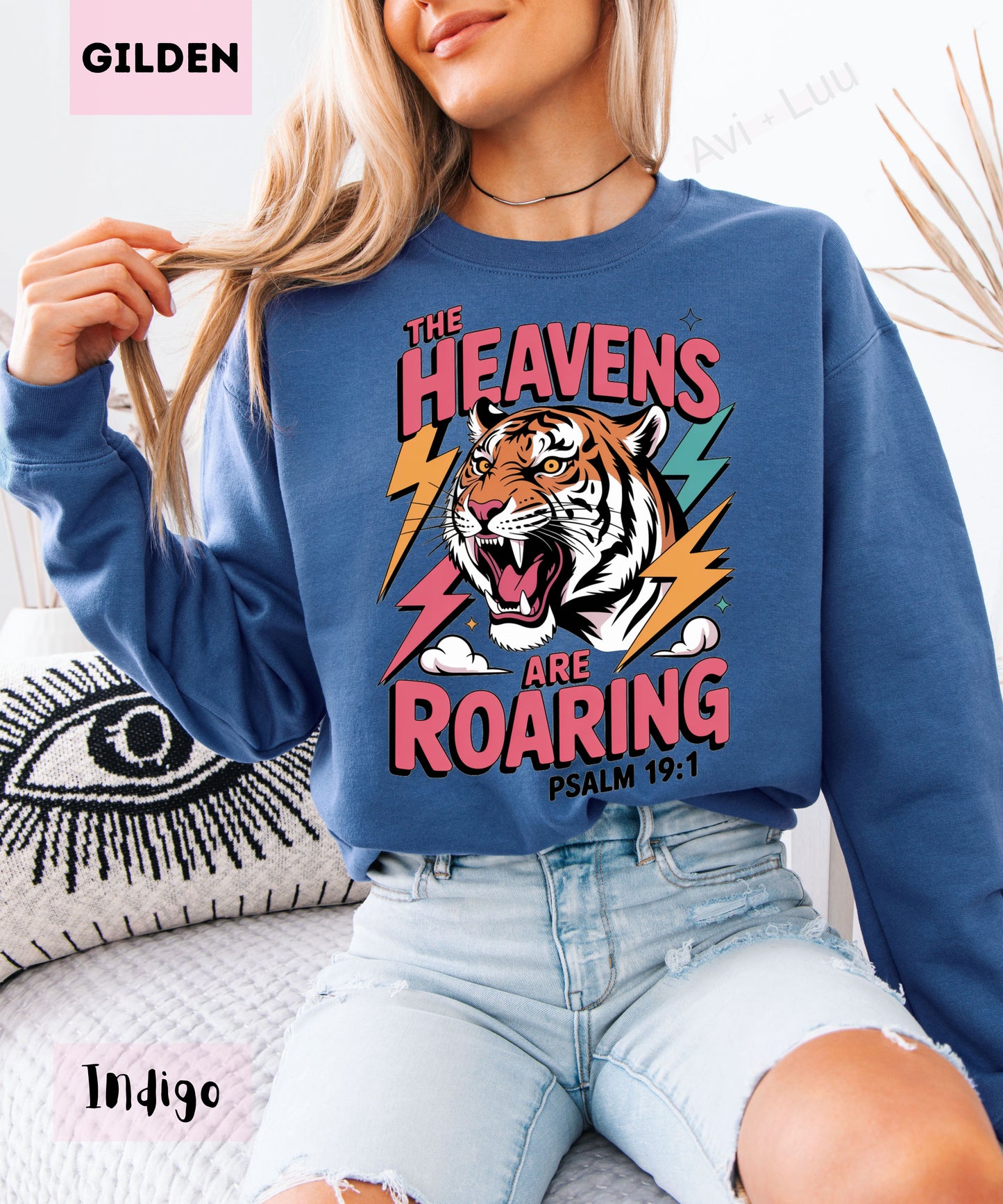 The Heavens Are Roaring | Gilden Unisex Sweatshirt