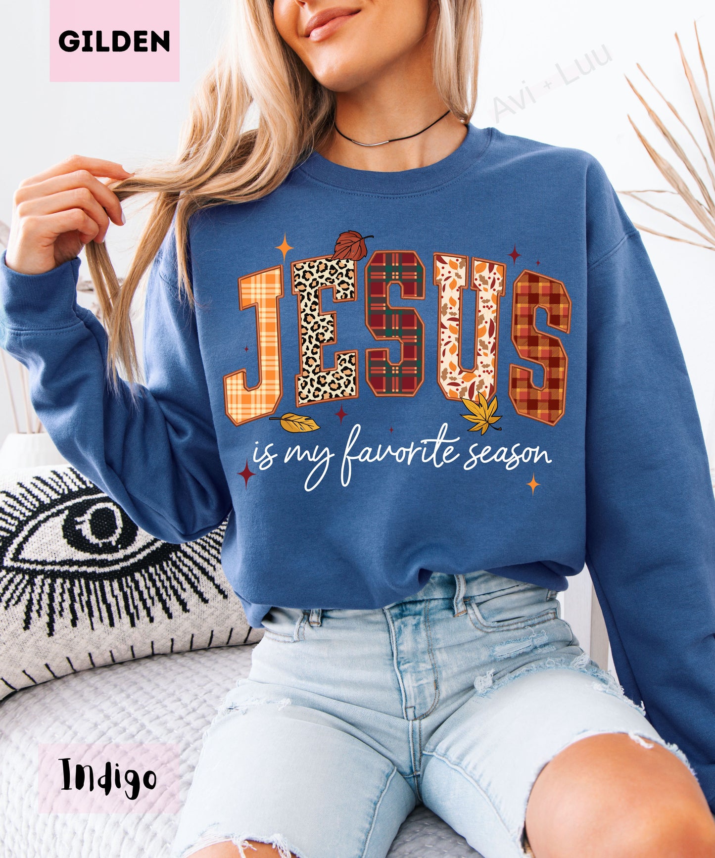 Jesus Is My Favorite Season | Gilden Unisex Sweatshirt