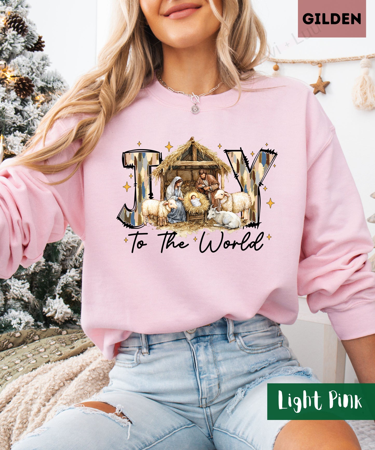 Joy To The World | Gilden Unisex Sweatshirt