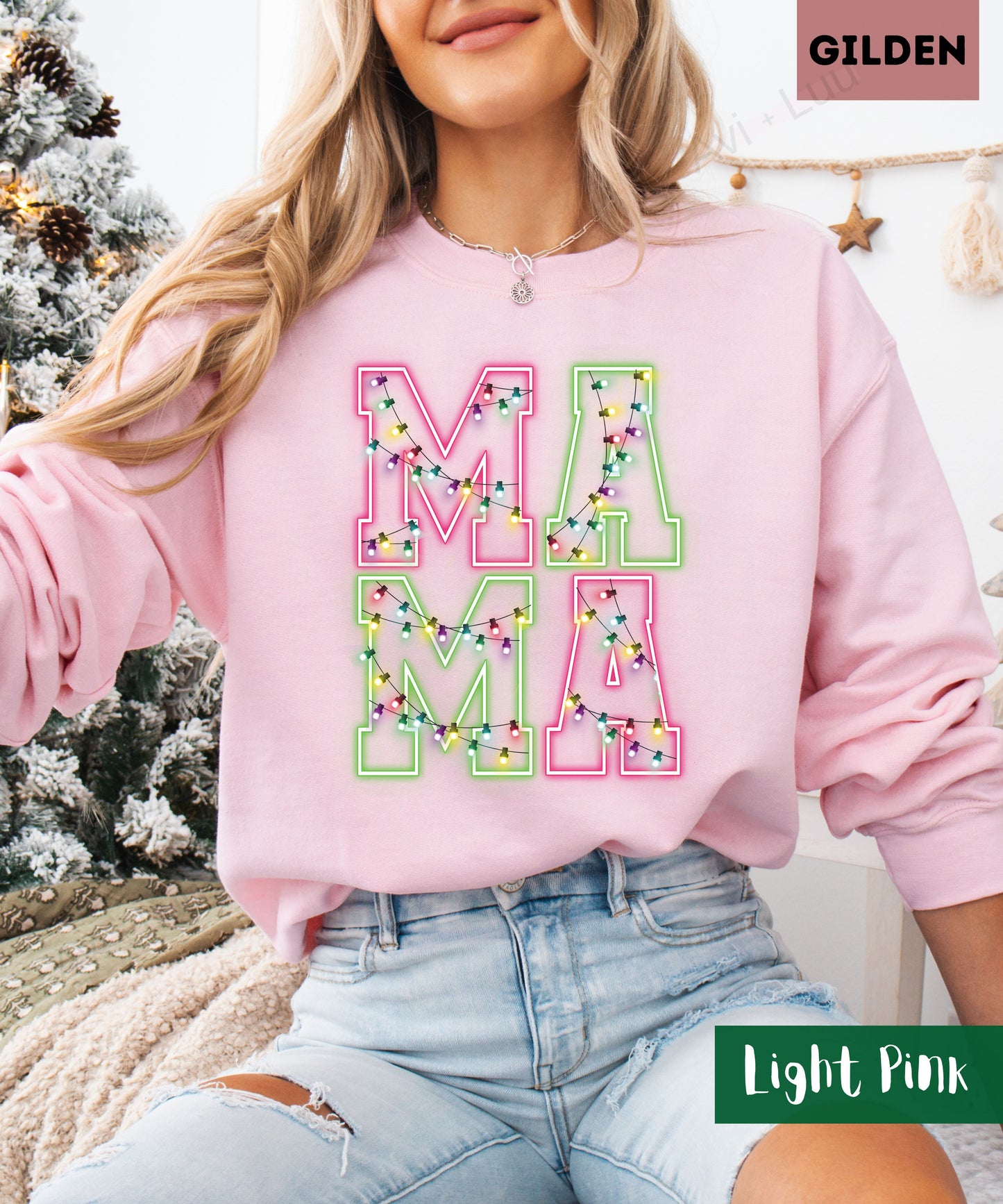 MAMA Lights | Gilden Unisex Sweatshirt