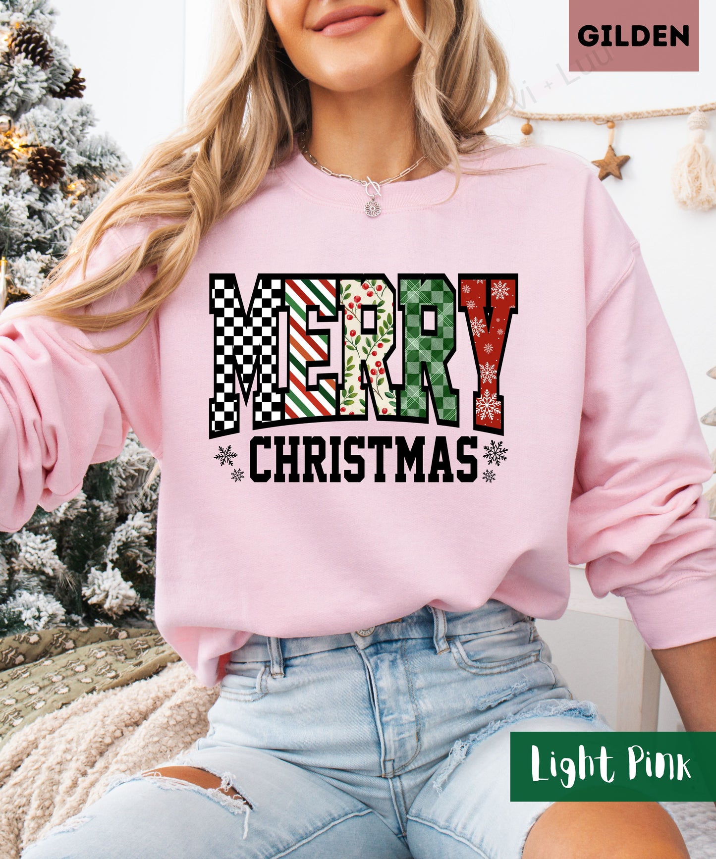 Merry Christmas  | Gilden Unisex Sweatshirt