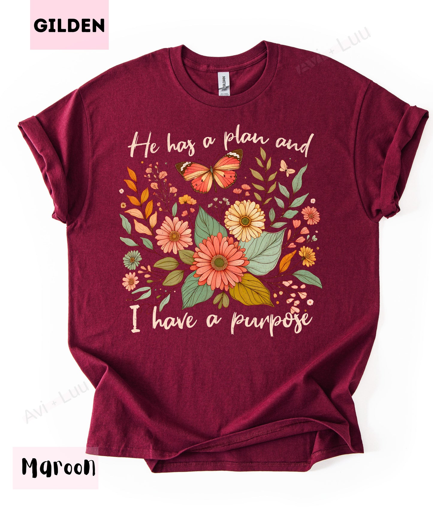 He Has A Plan | Gilden Unisex T-Shirt