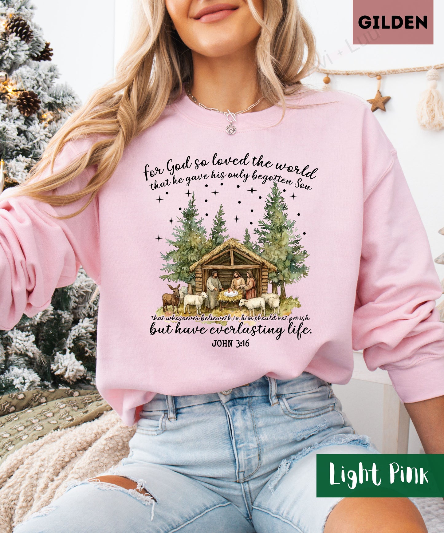 For God So Loved | Gilden Unisex Sweatshirt