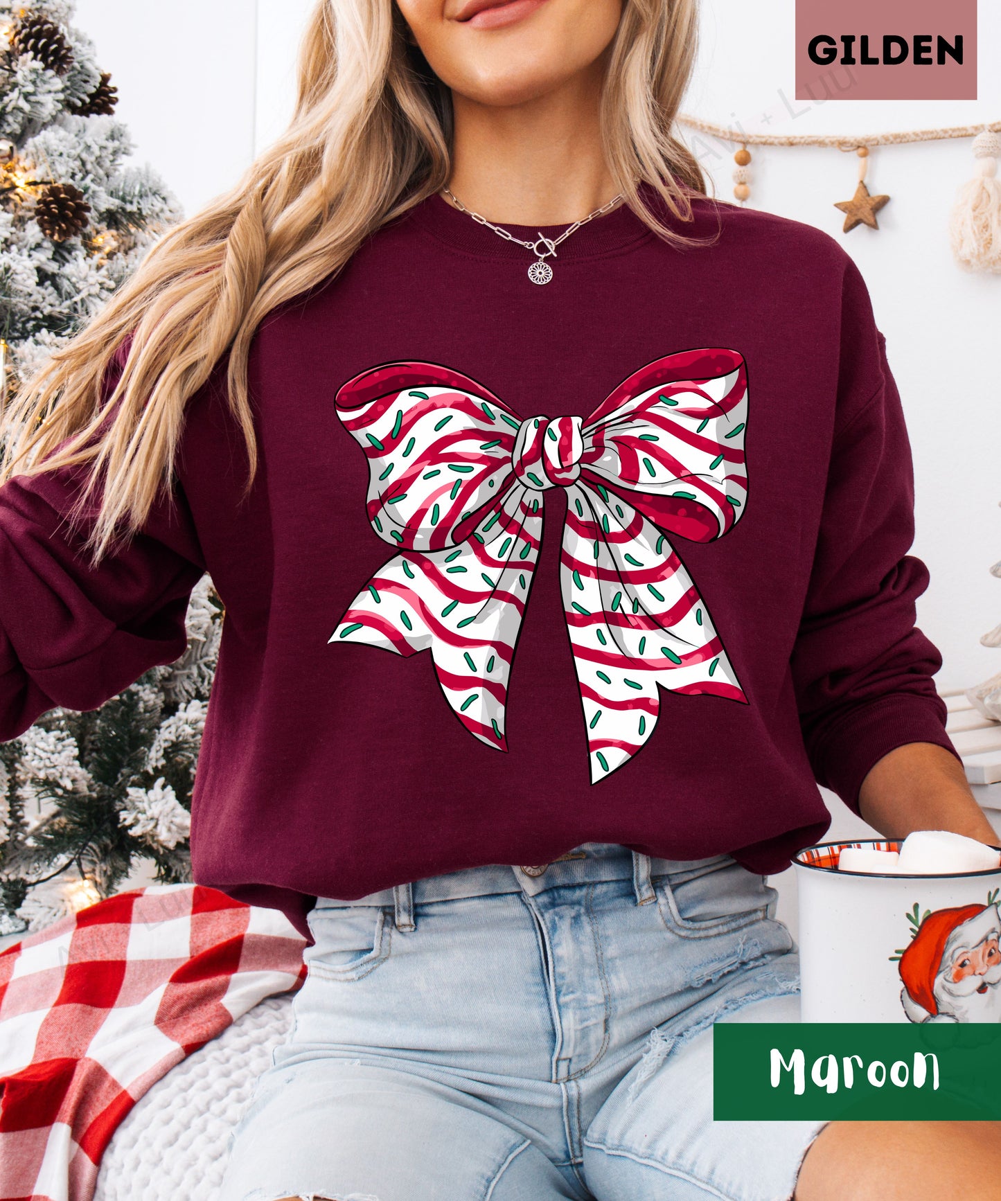 Cake Bow | Gilden Unisex Sweatshirt