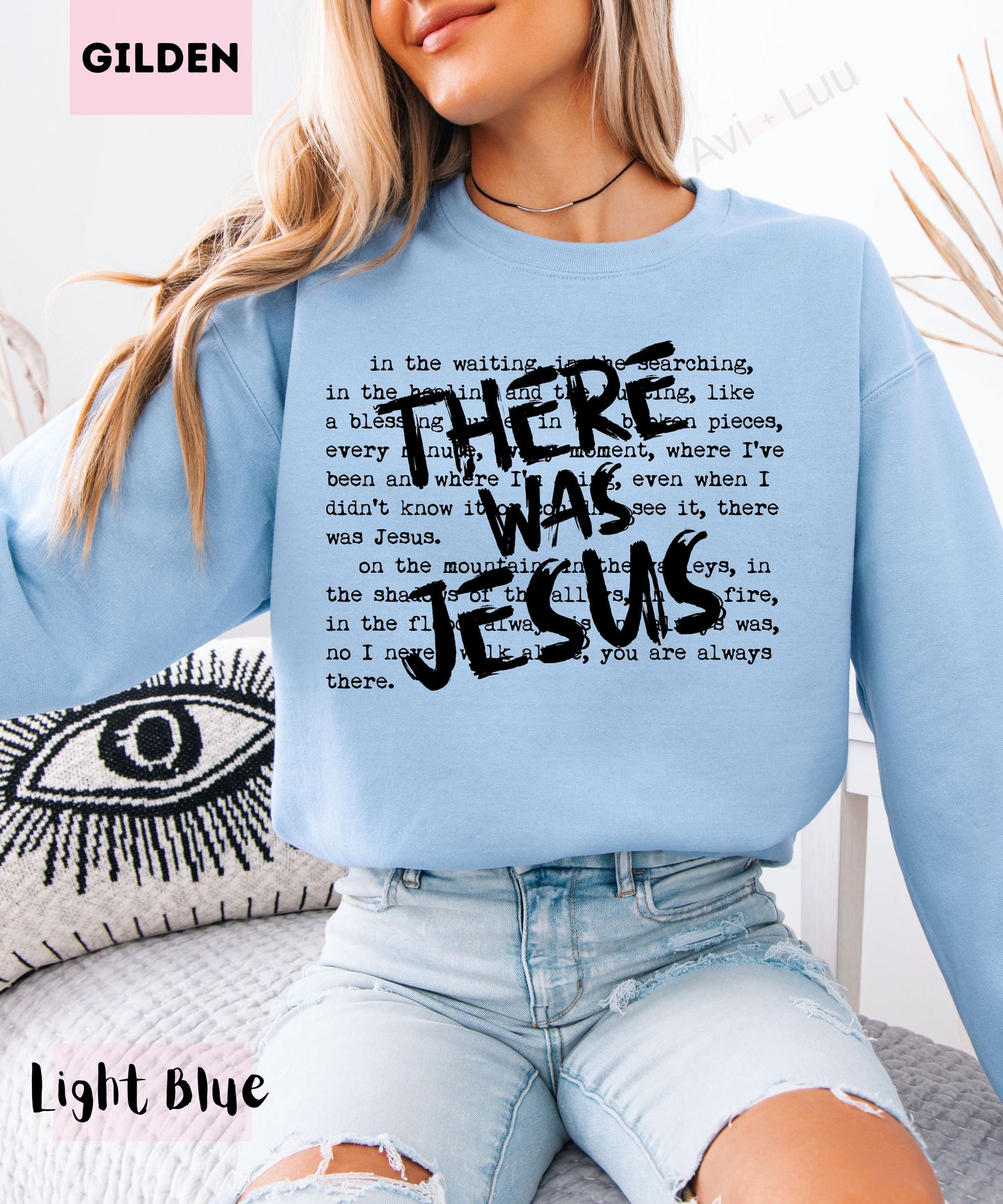 There Was Jesus | Gilden Unisex Sweatshirt