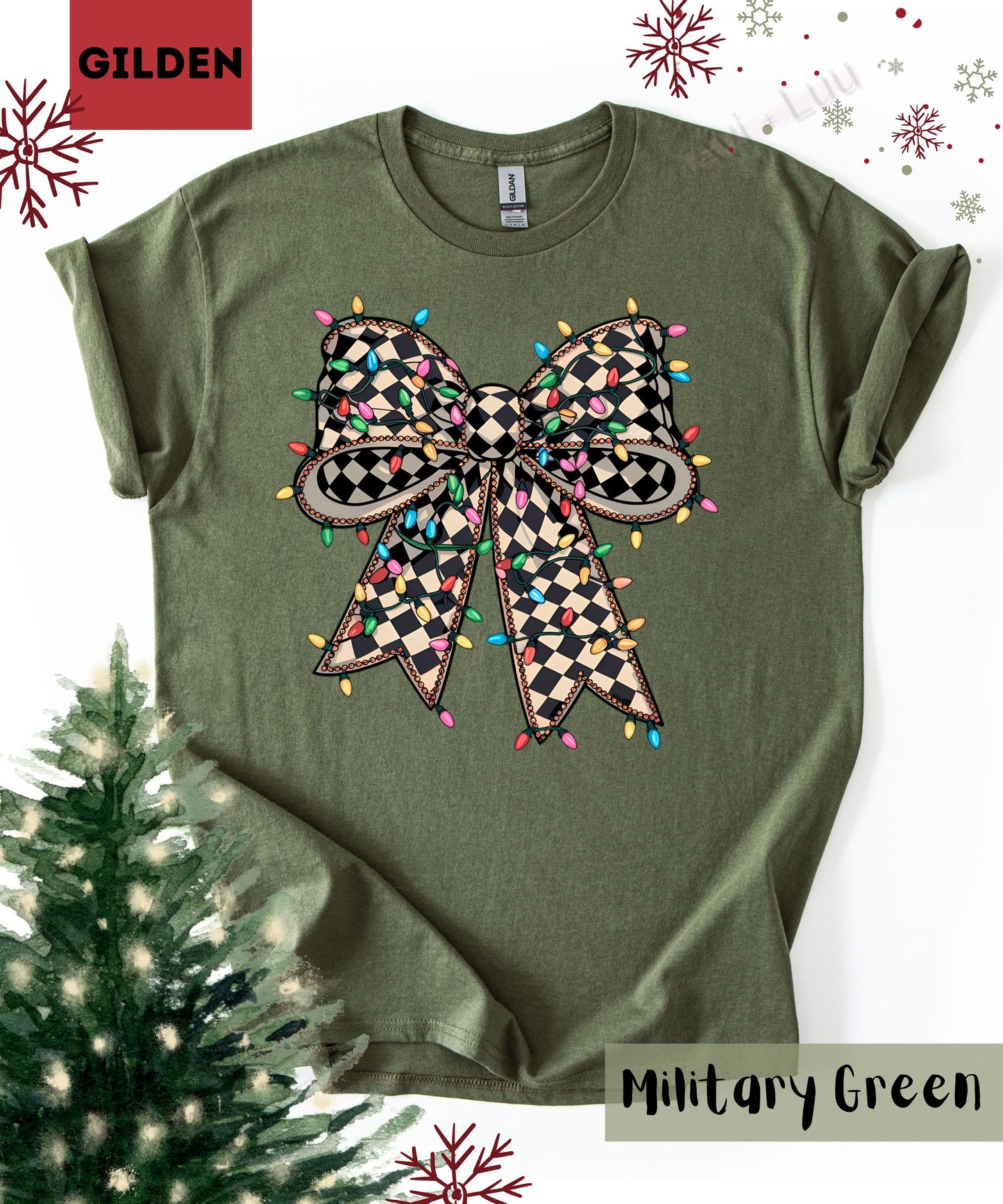 Diamond Light Bow | Gilden Unisex T-Shirt