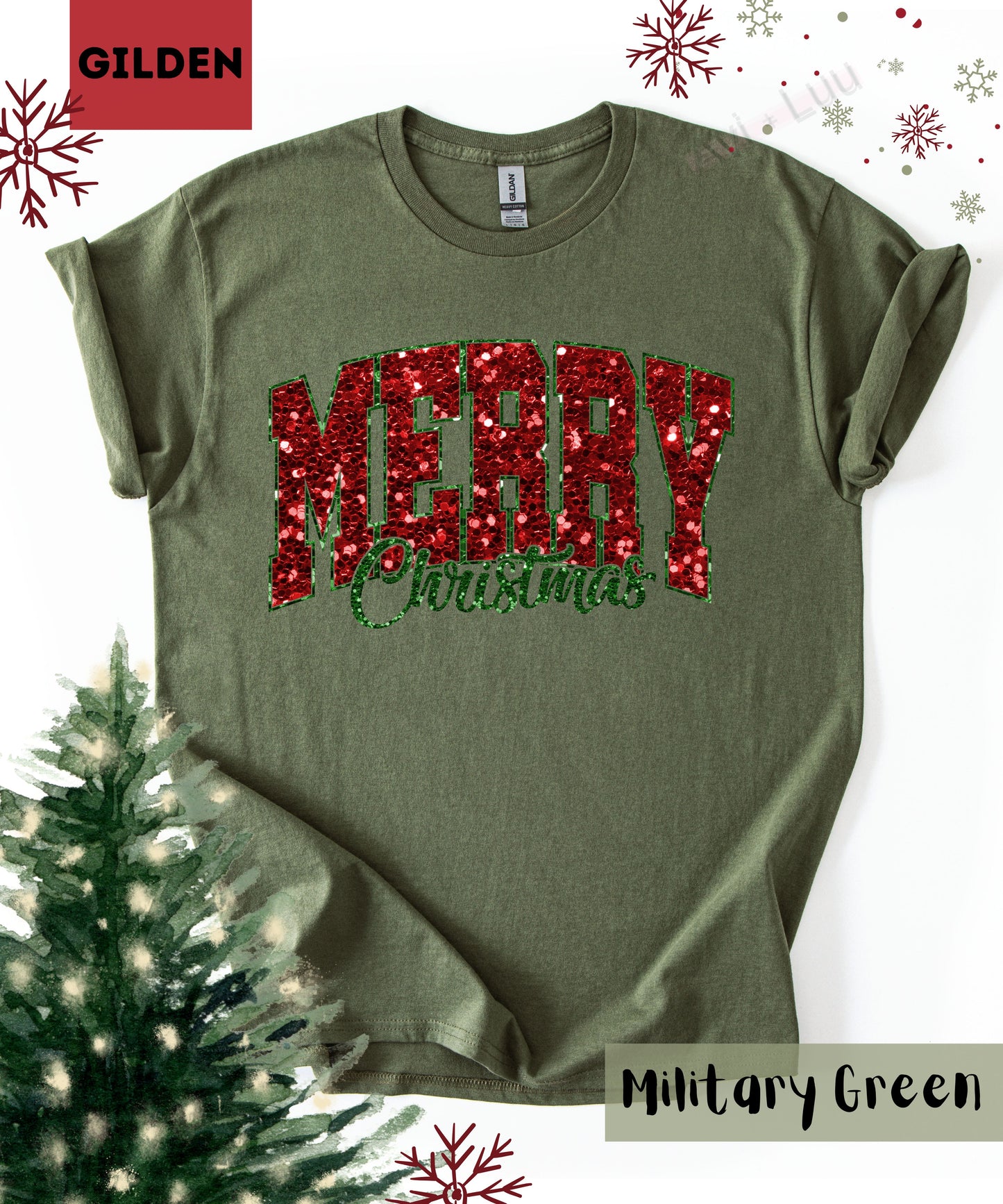 Merry Christmas  | Gilden Unisex T-Shirt