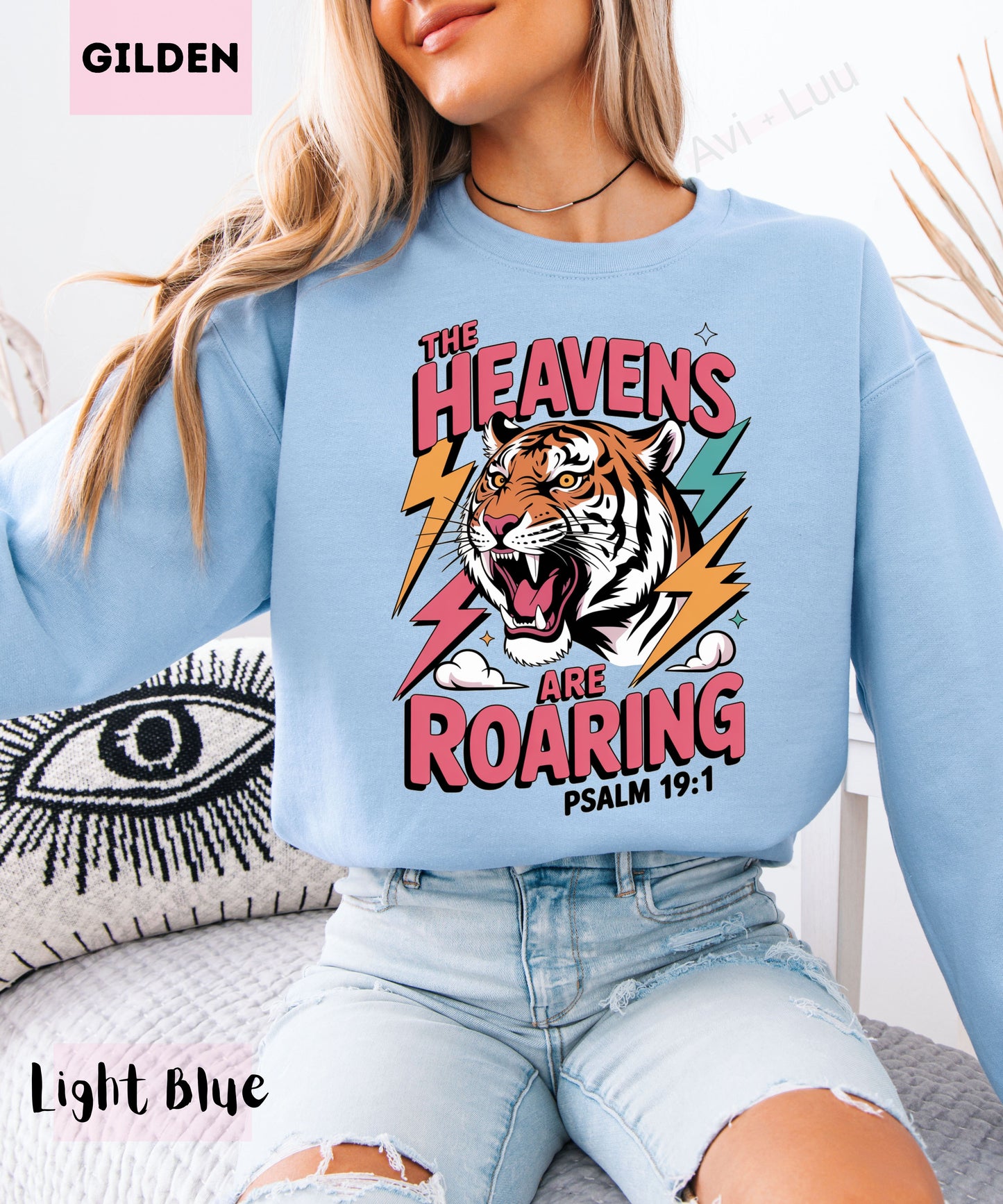 The Heavens Are Roaring | Gilden Unisex Sweatshirt
