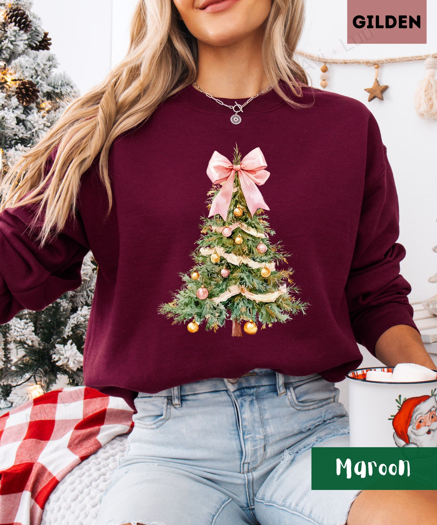 Christmas Tree | Gilden Unisex Sweatshirt