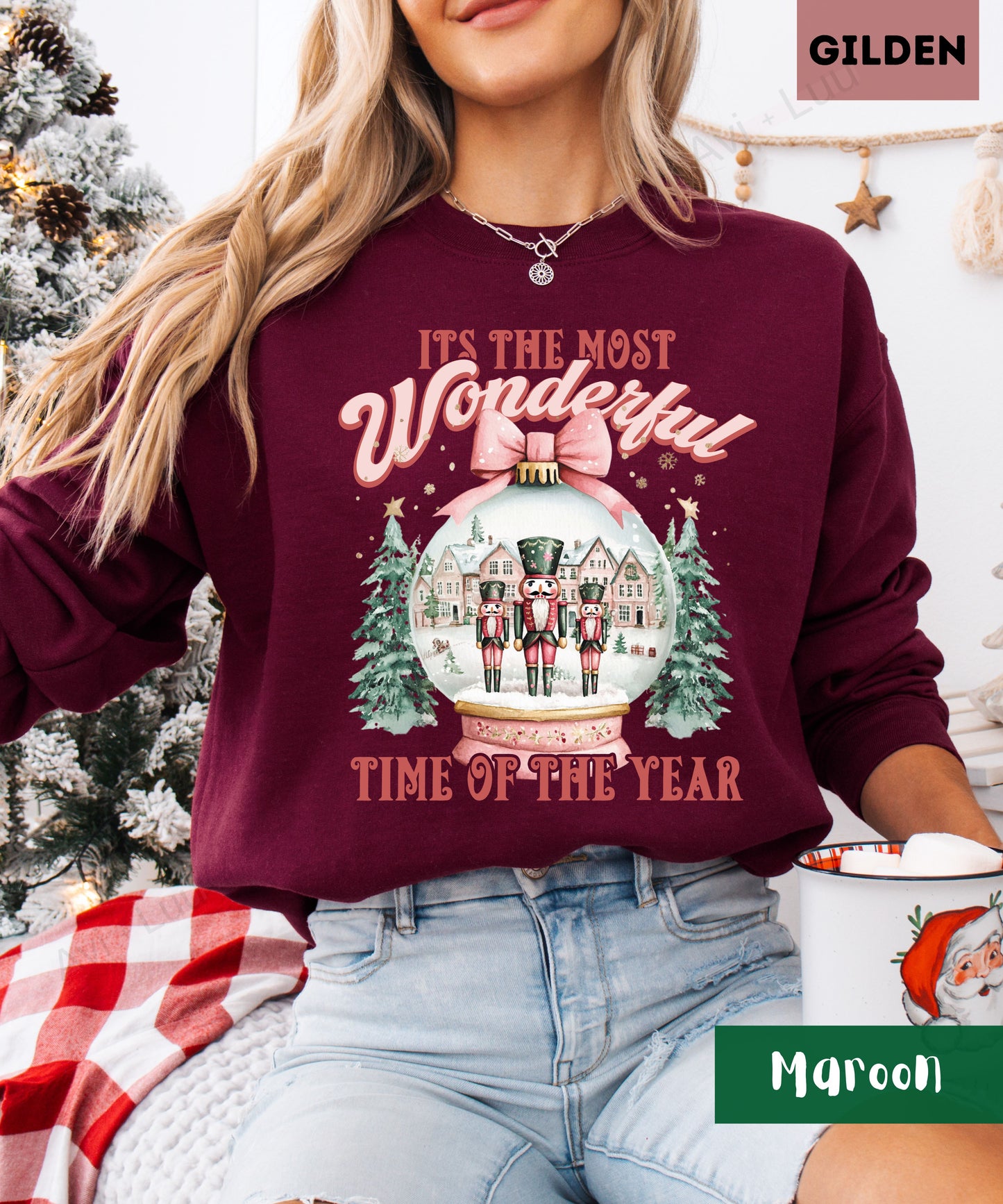 It's the most wonderful time nutcracker | Gilden Unisex Sweatshirt