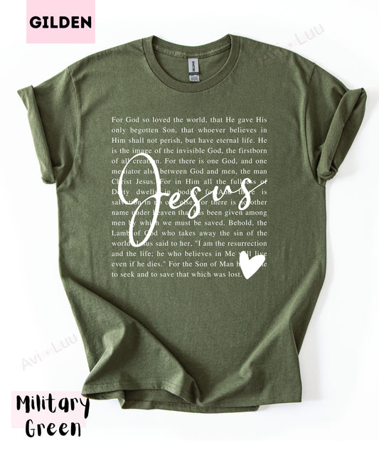 Jesus Scripture | Gilden Unisex T-Shirt