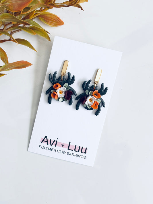 Floral Spider Dangle