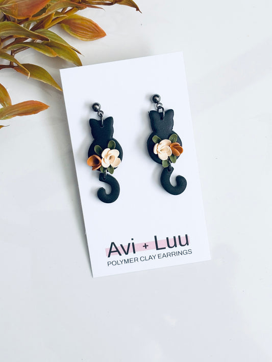 Floral Cat Dangle