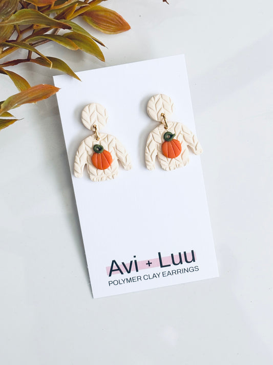 Pumpkin Sweater Dangle