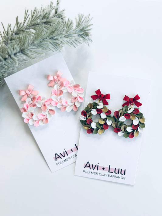 Christmas Wreath Dangle