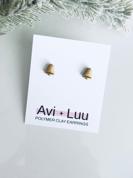 Gold Bells Studs