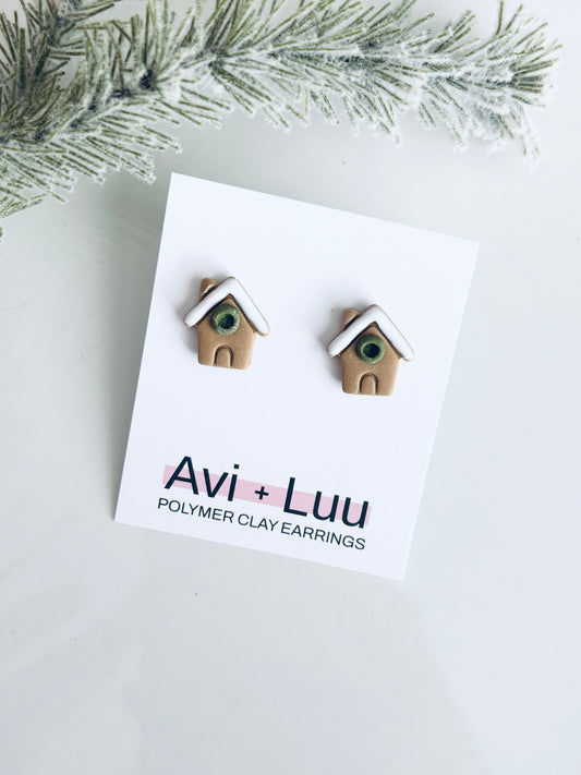 Gingerbread House Studs