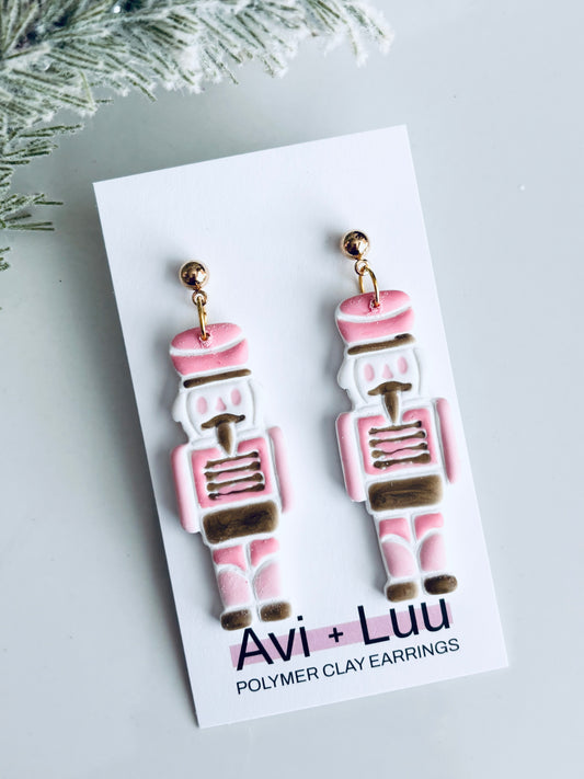 Pink Nutcracker Dangle