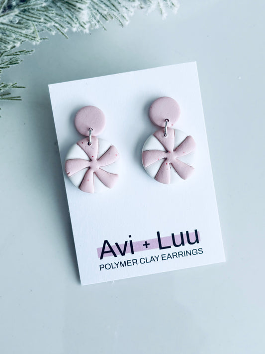 Pink Peppermint Dangle