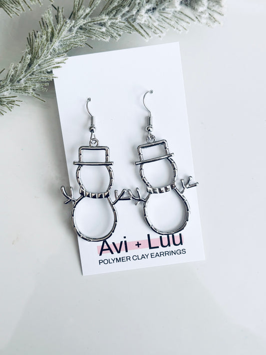Metal Snowman Dangle