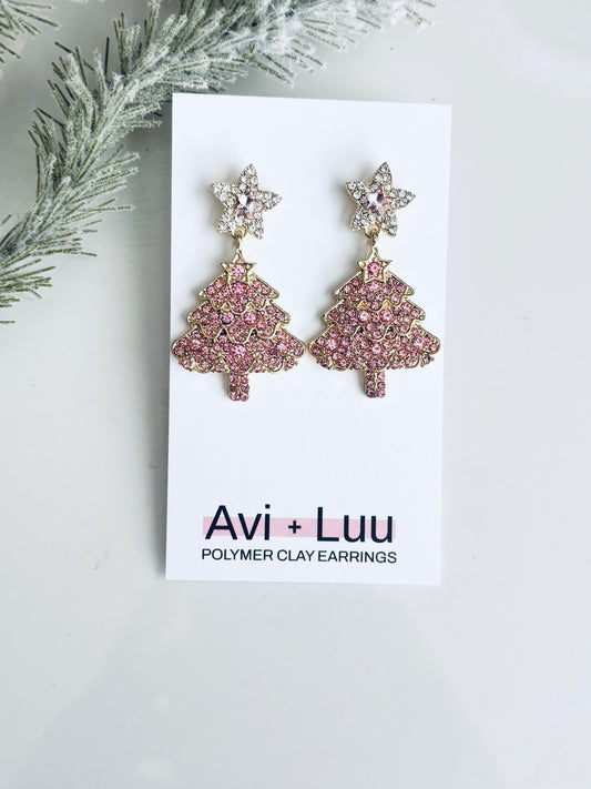 Pink Bling Tree Dangle