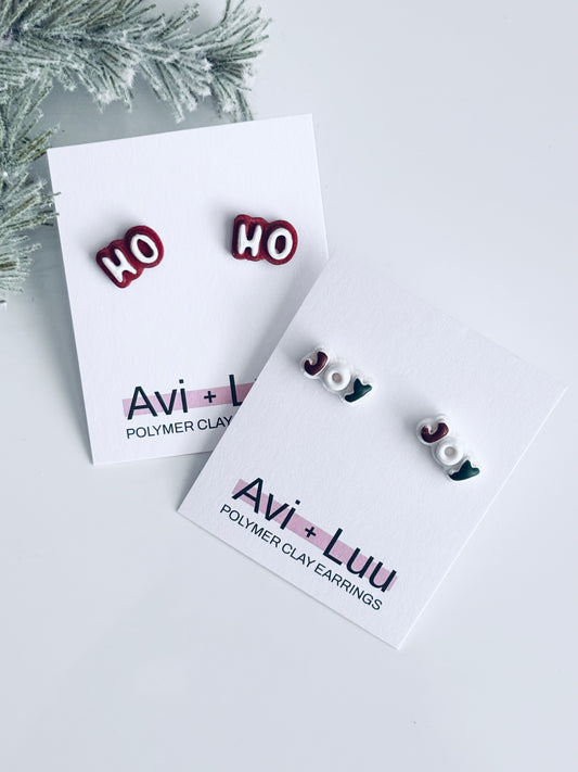 HO HO + Joy Studs